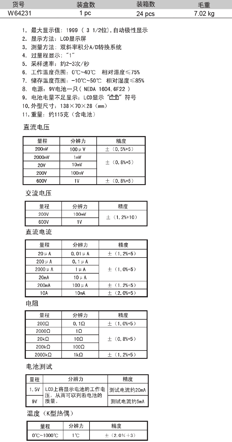 數顯萬用表(圖1)